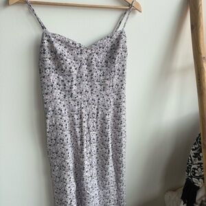 Aritzia floral midi dress